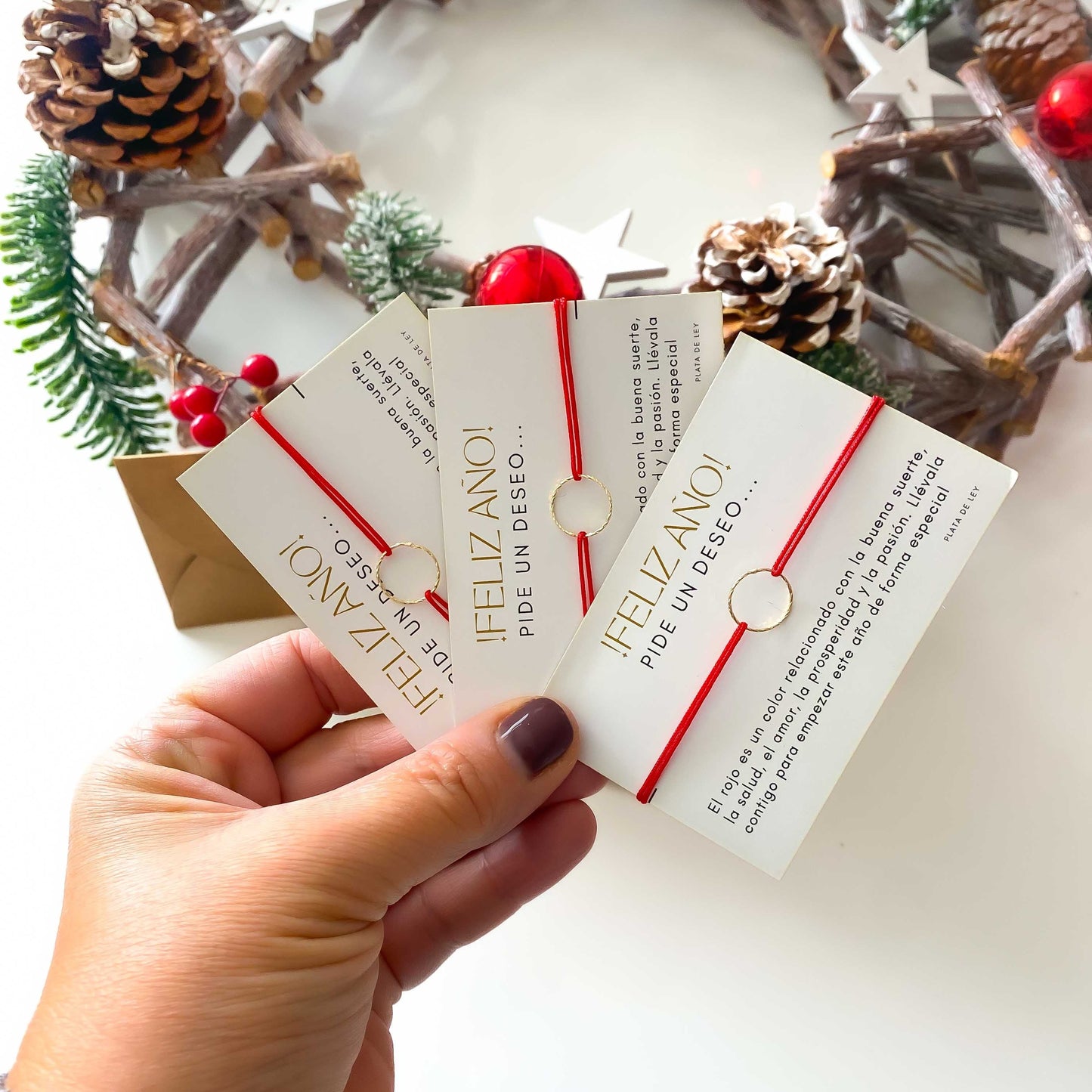 Pack 3 Mini Aro Rojas -¡Suerte para 2026!