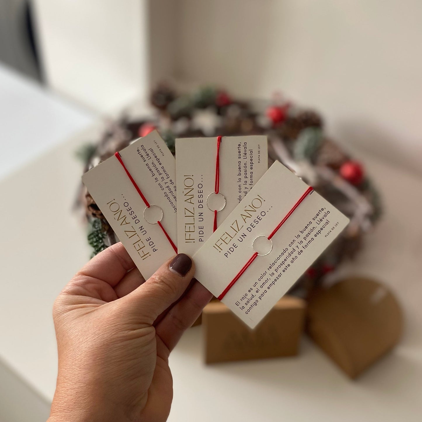 Pack 3 Mini Aro Rojas -¡Suerte para 2026!