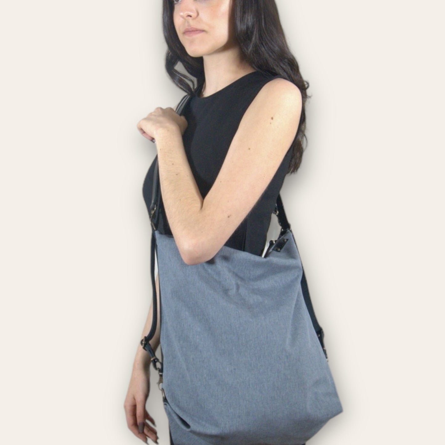Coimbra Gris Claro Impermeable (convertible en mochila)