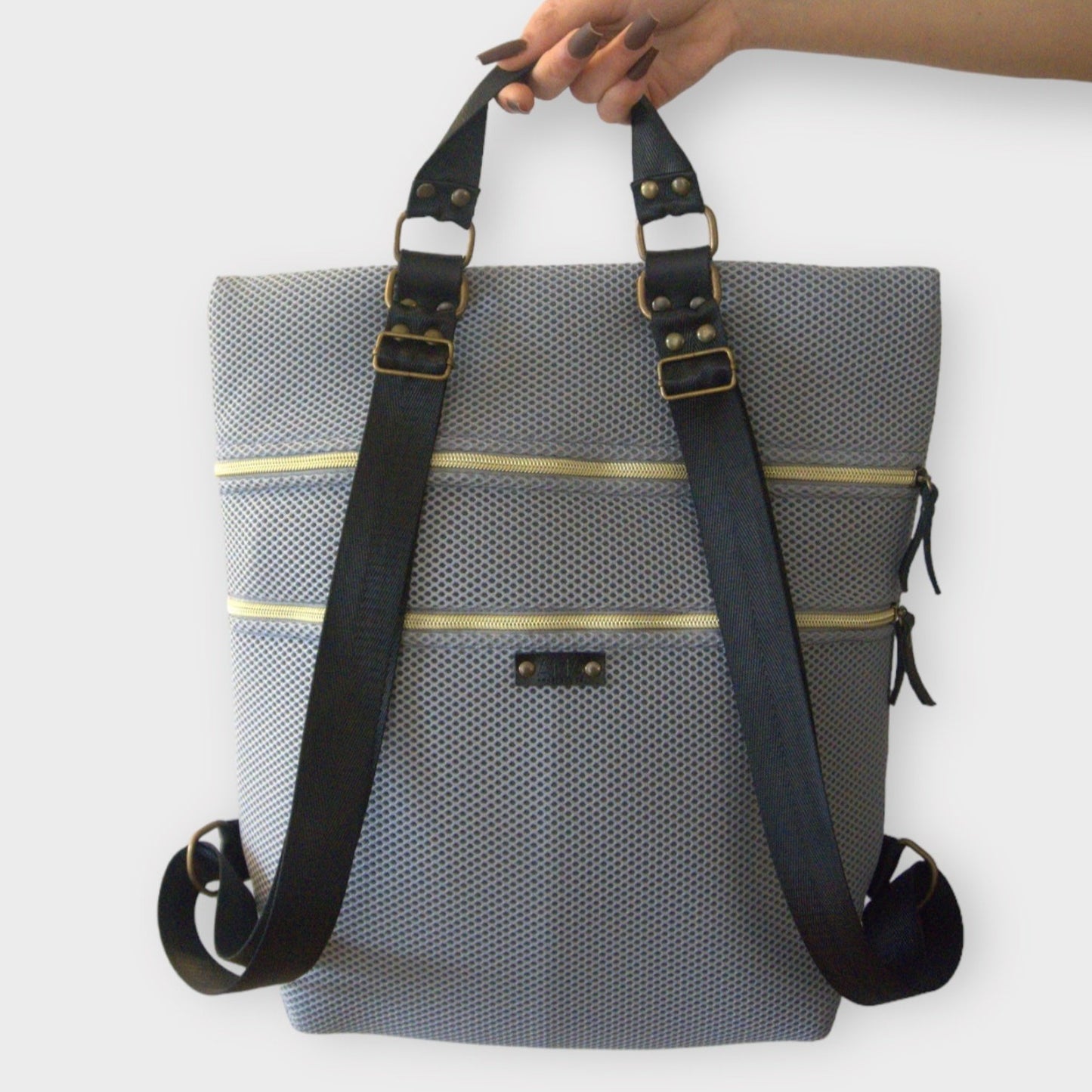 Mochila Reversível Tavira - Cinzento Claro