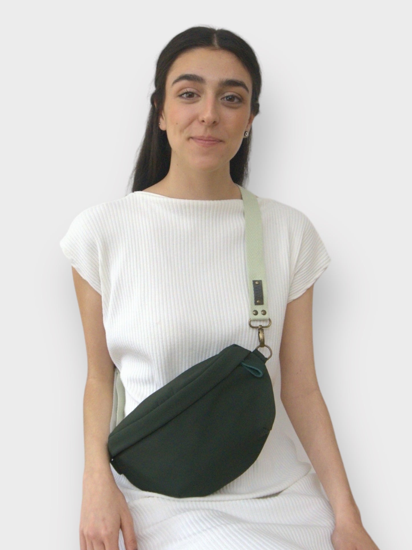 Fanny Pack impermeável Cobo - Verde