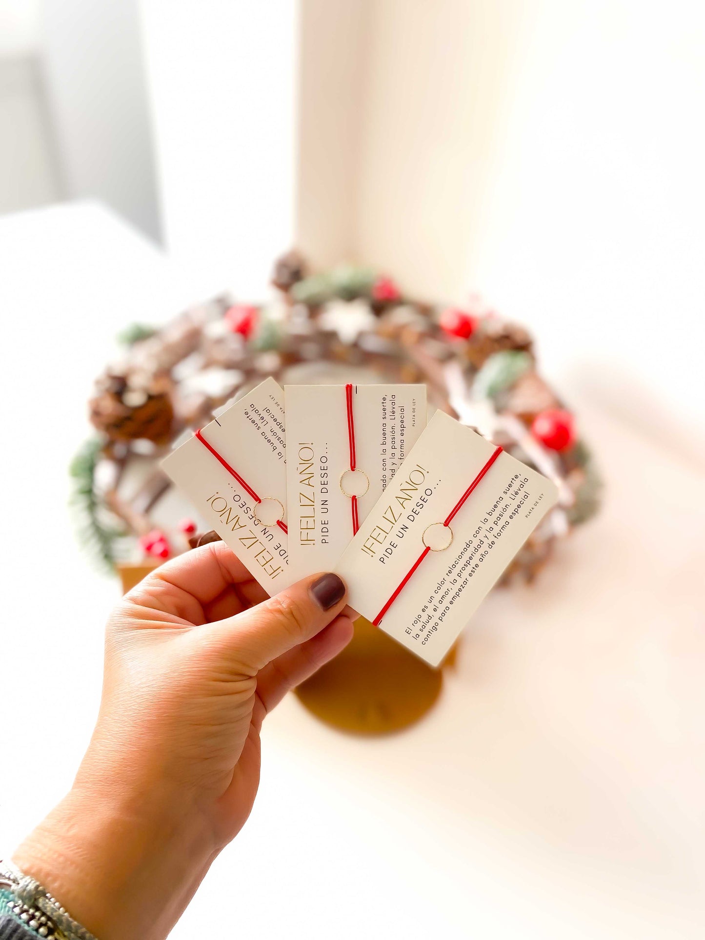 Pack 3 Mini Aro Rojas -¡Suerte para 2026!