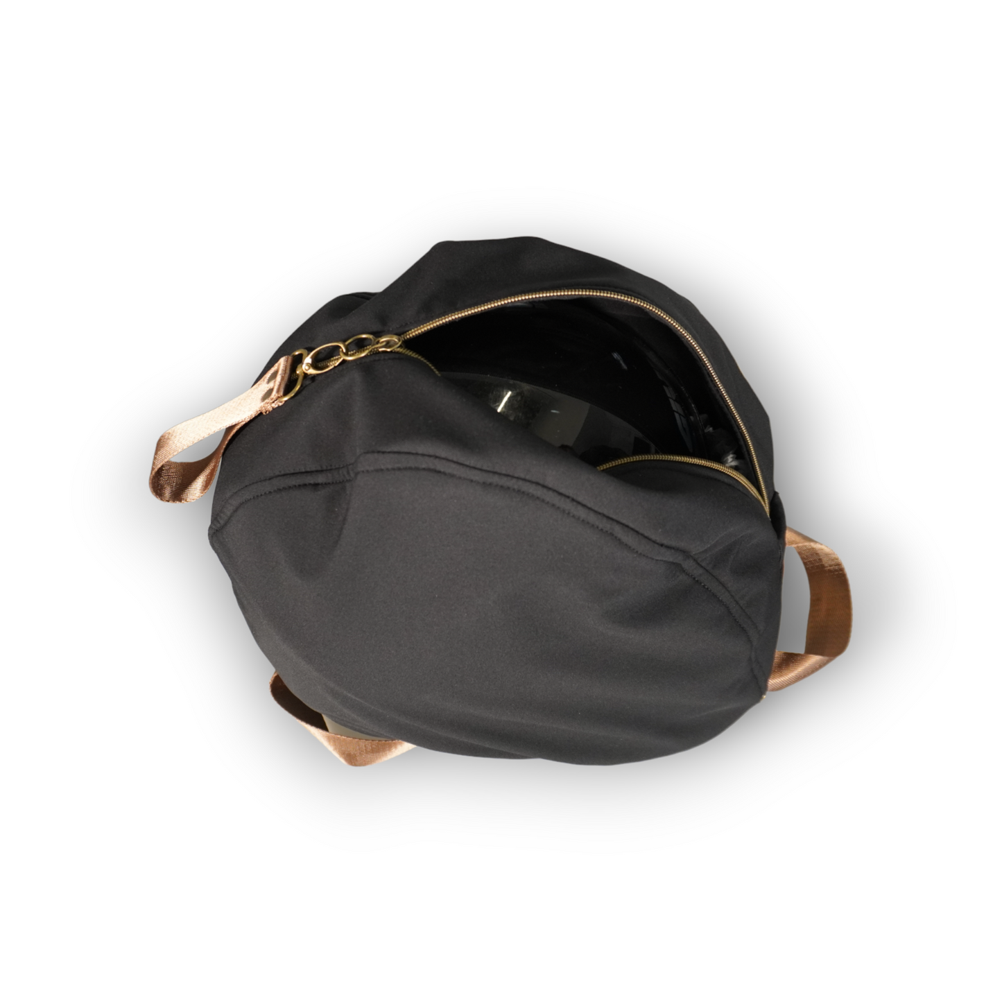 Mochila para casco - Negra y Marrón