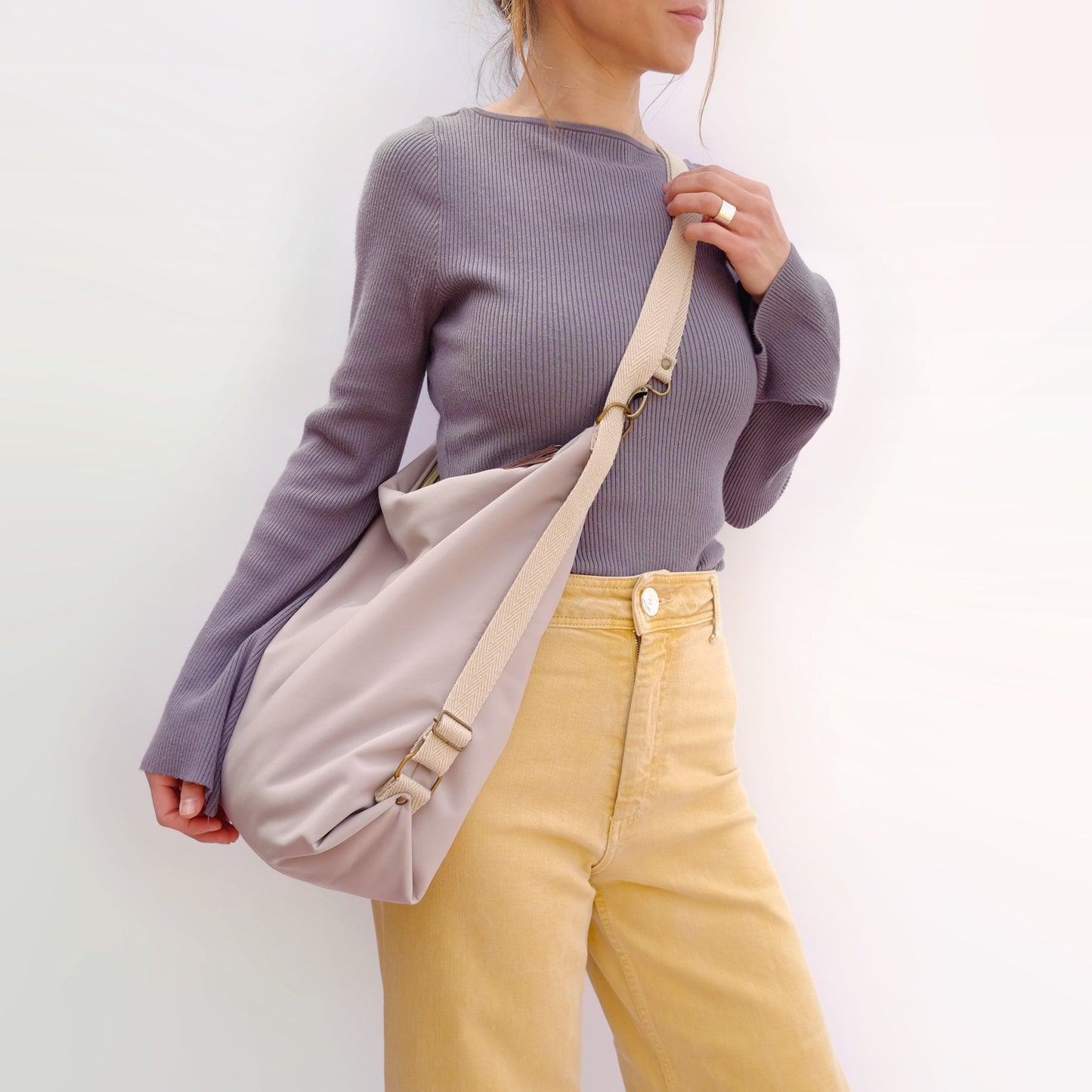 Coimbra Beige Impermeable (convertible en mochila)