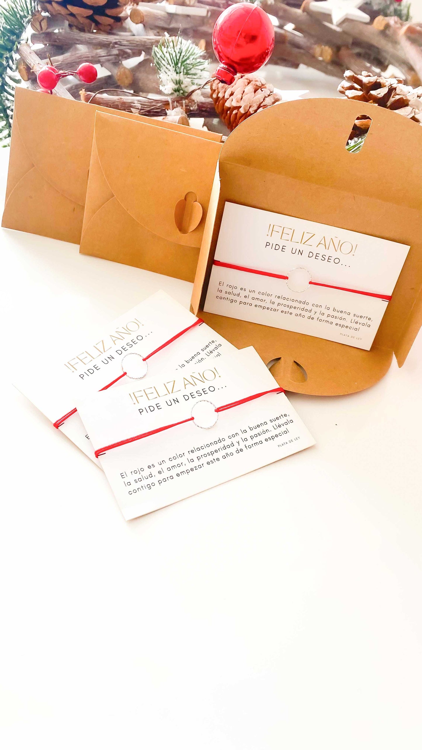 Pack 3 Mini Aro Rojas -¡Suerte para 2026!