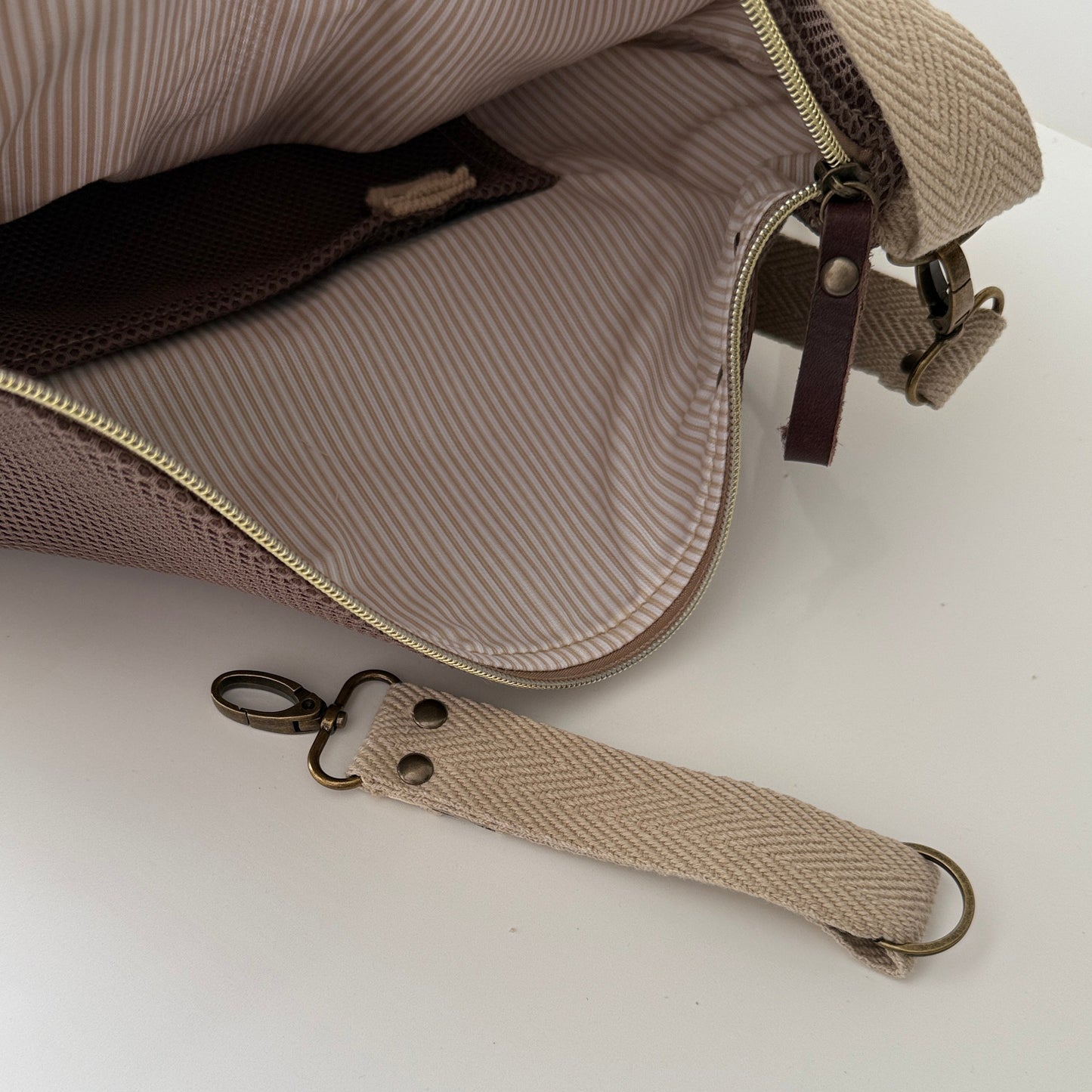 Coimbra marrón claro 3D (convertible en mochila)