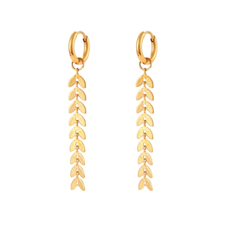 Pendientes Leaf