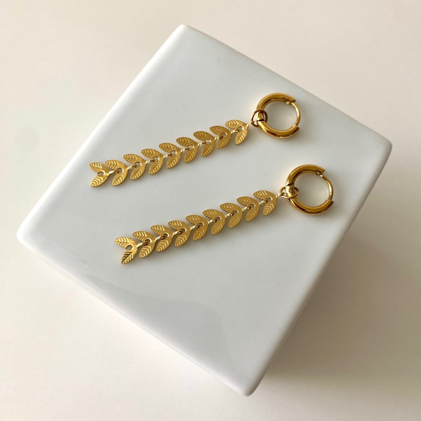 Pendientes Leaf