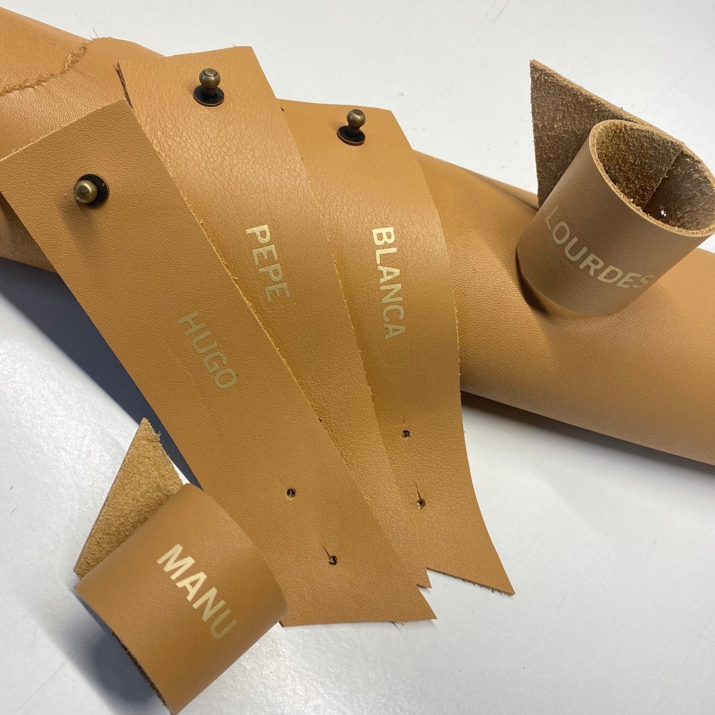 Servilleteros de piel Personalizados