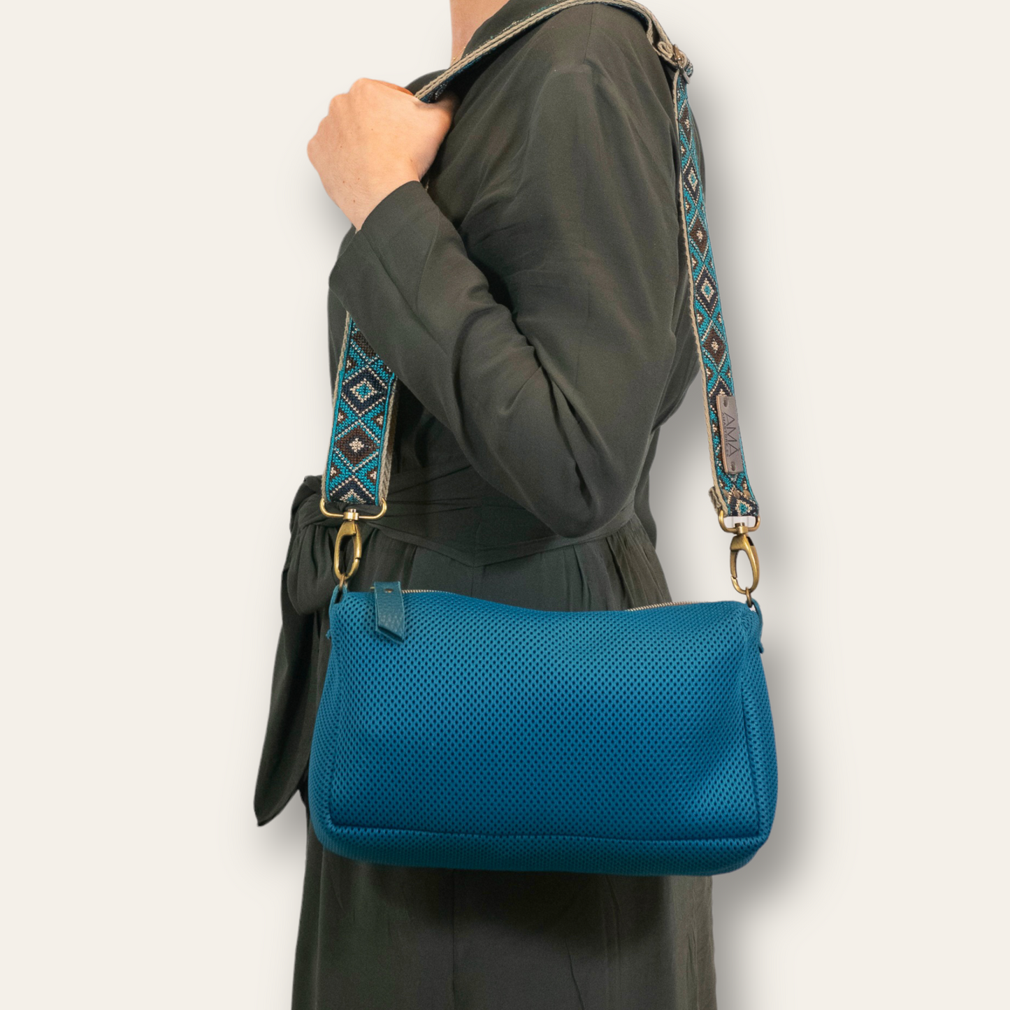 Bandolera Madeira - Turquesa