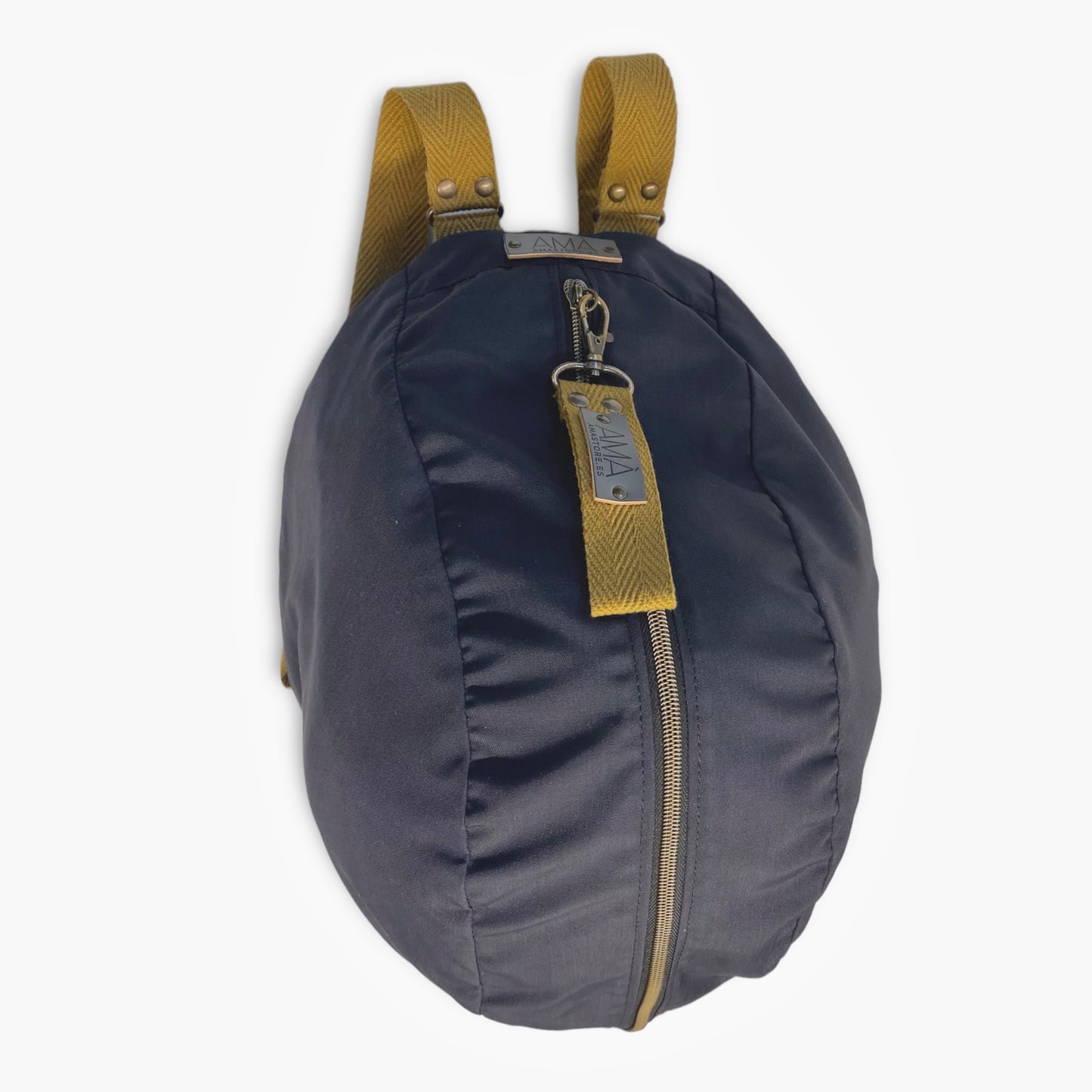 Mochila para casco - Negra y mostaza