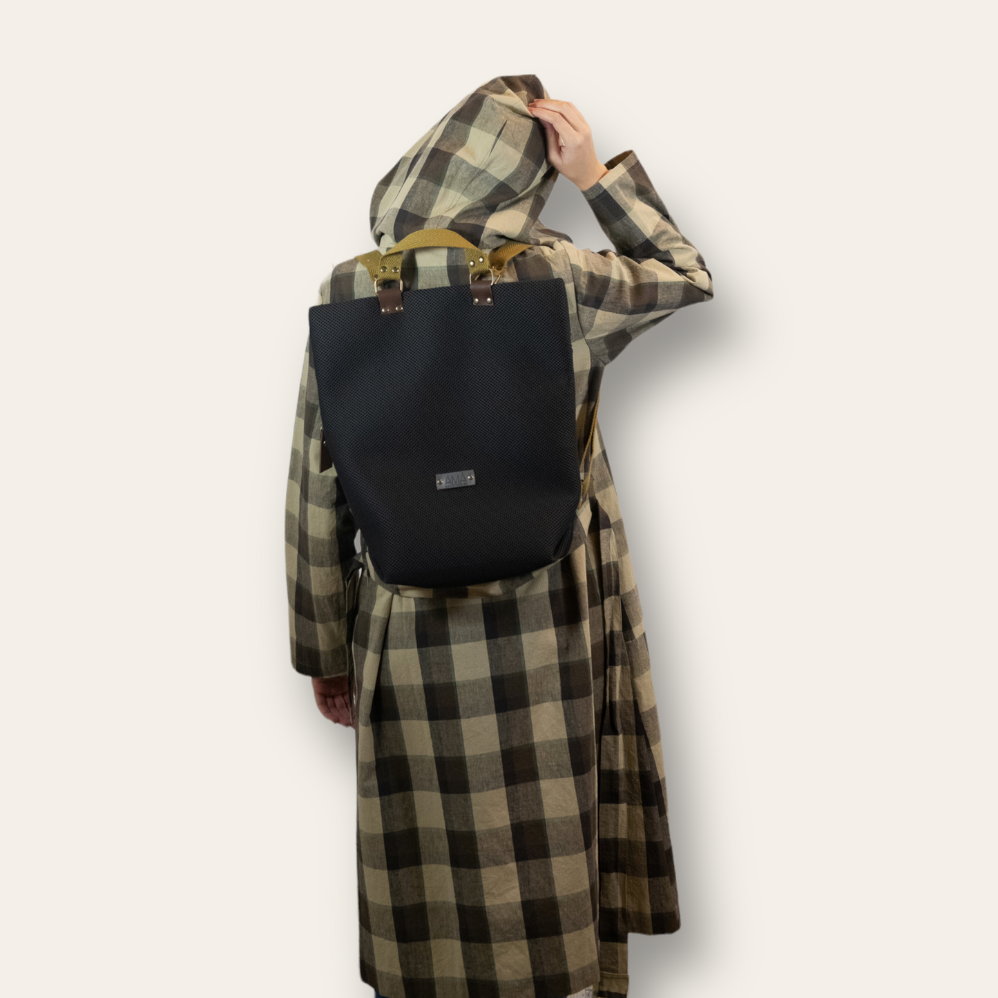 Mochila Tavira reversible - Marrón y Mostaza