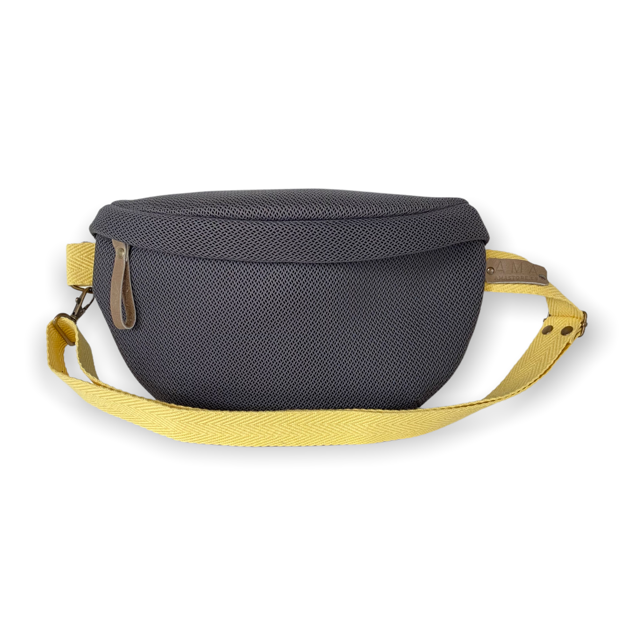 Riñonera Cobo 3D Gris y Amarillo