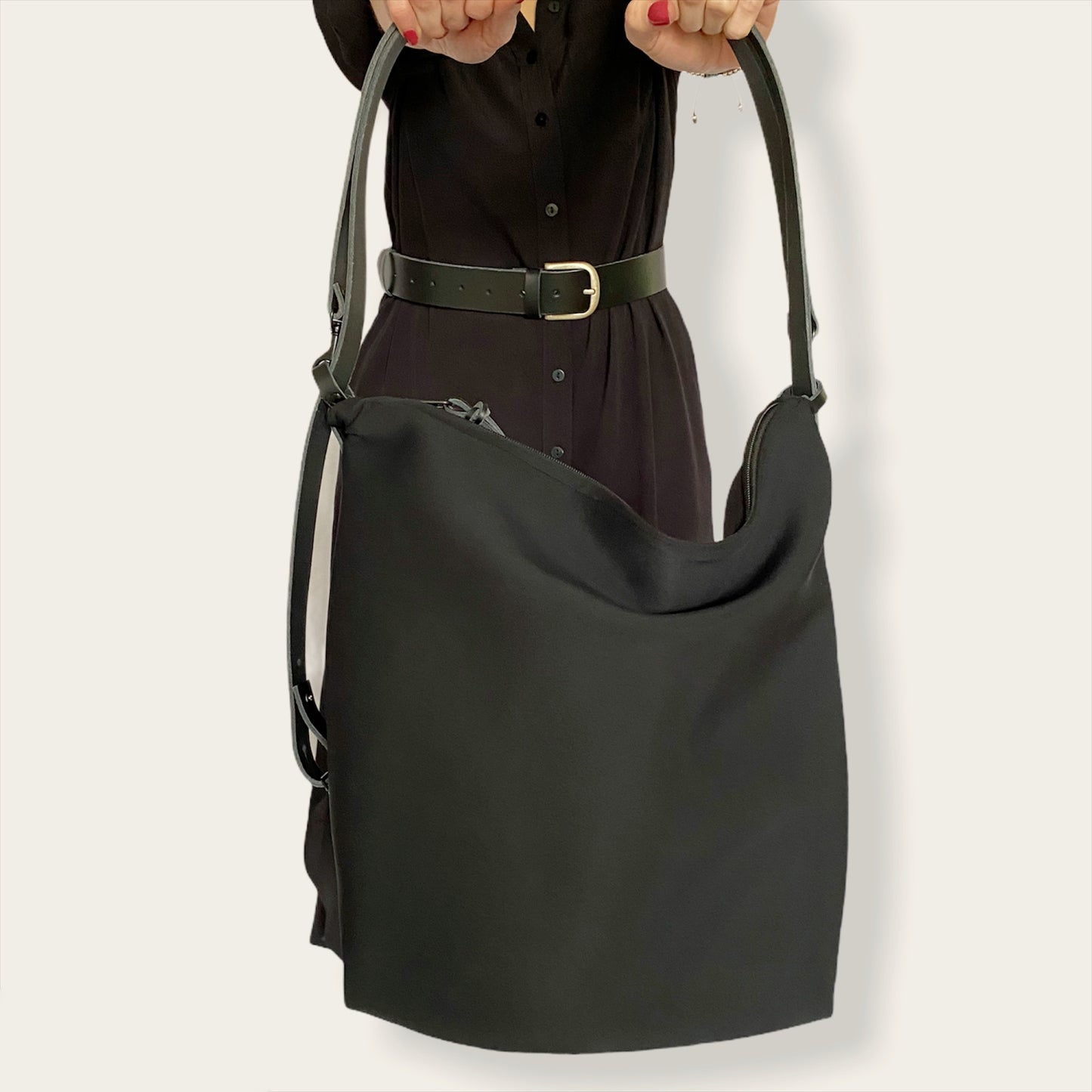 Coimbra Negro Impermeable(convertible en mochila)