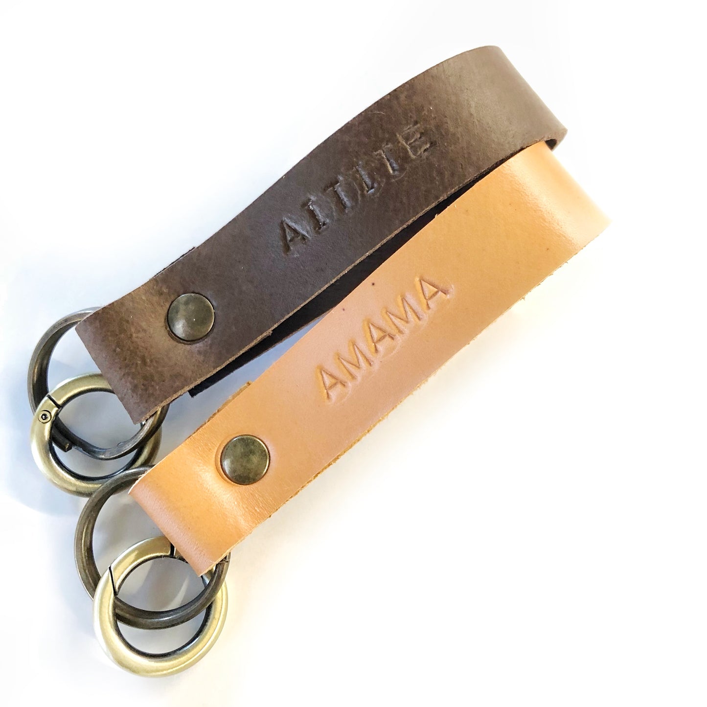 Llavero Cuero Personalizado Grabado