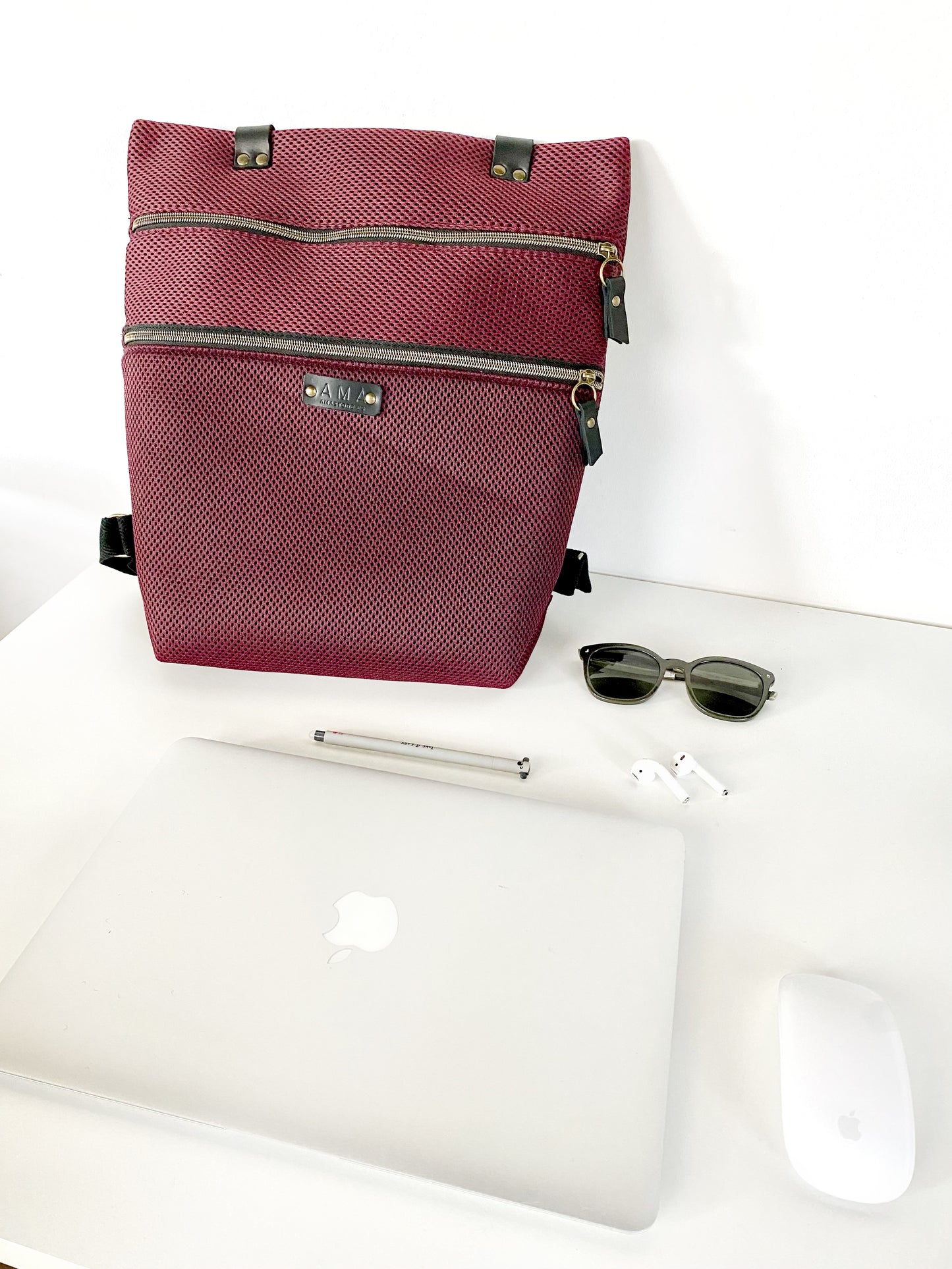Mochila Tavira reversible - Burdeos