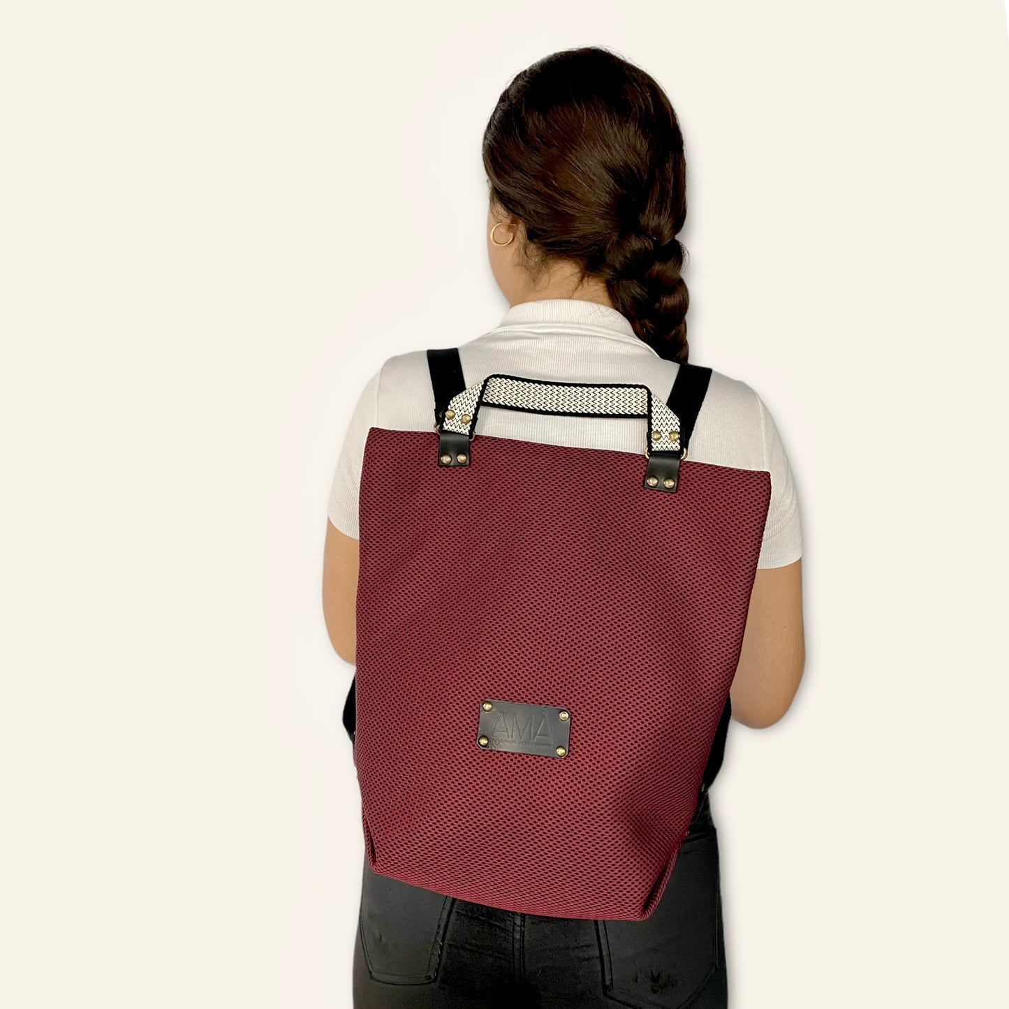 Mochila Tavira reversible - Burdeos