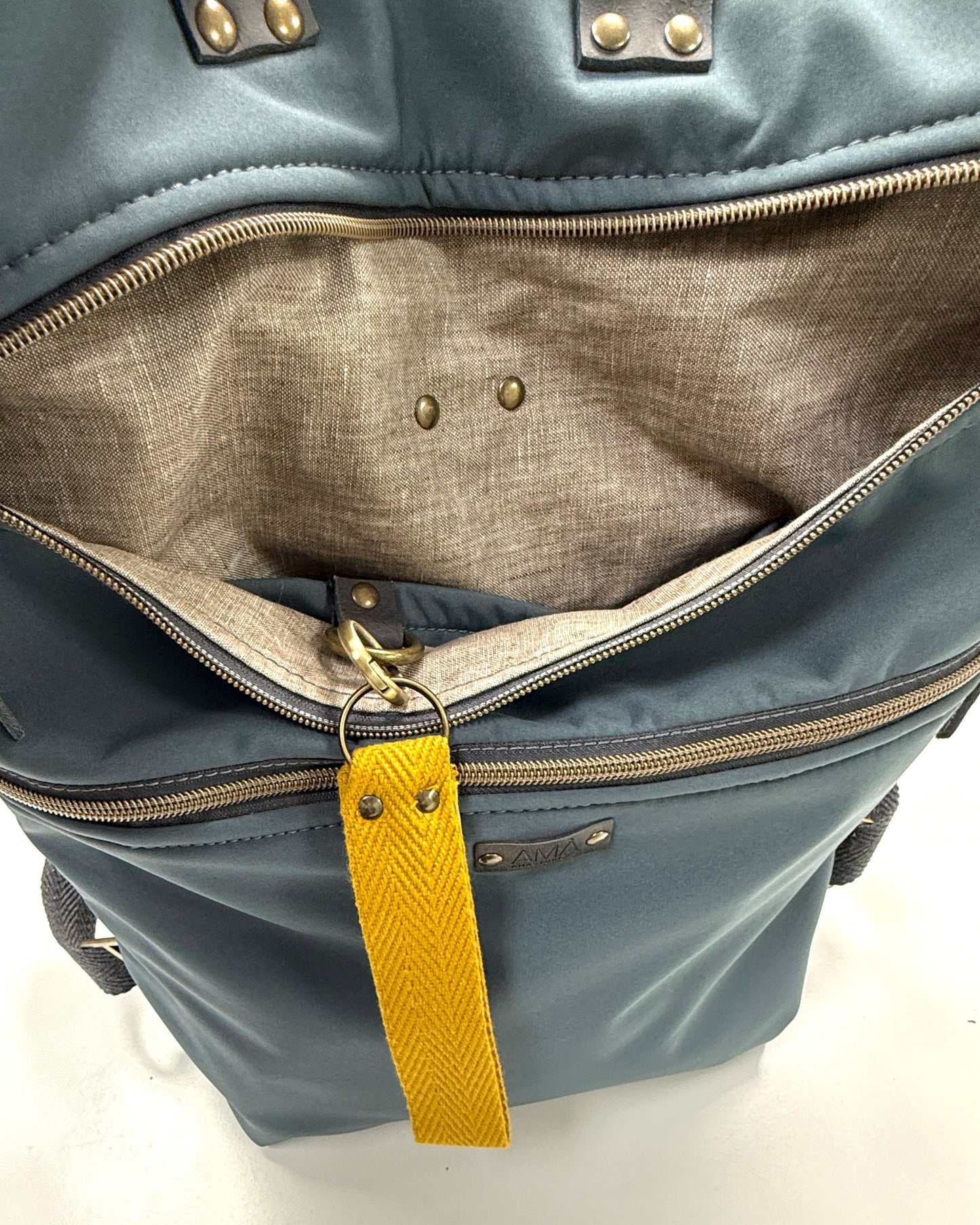 Mochila Tavira reversible - Acero(impermeable)