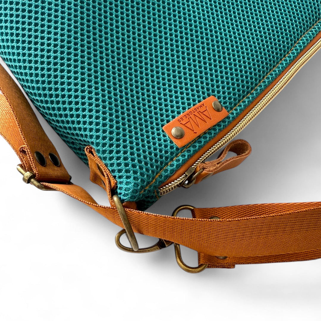 Coimbra  turquesa 3D (convertible en mochila)