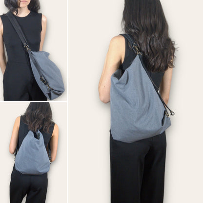 Coimbra  Gris Claro Impermeable (convertible en mochila)