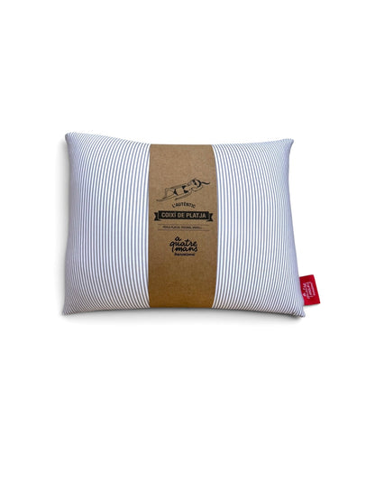 Cojín de playa ergonómico, ligero y de secado rápido. Ideal para playa, piscina o barco. Fabricado artesanalmente en Barcelona.
