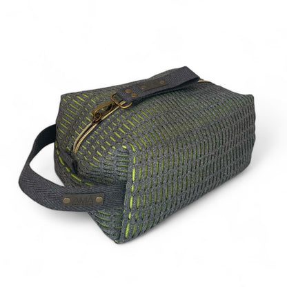 Necessaire personalizada Marta - Verde e Amarelo Fluorescente