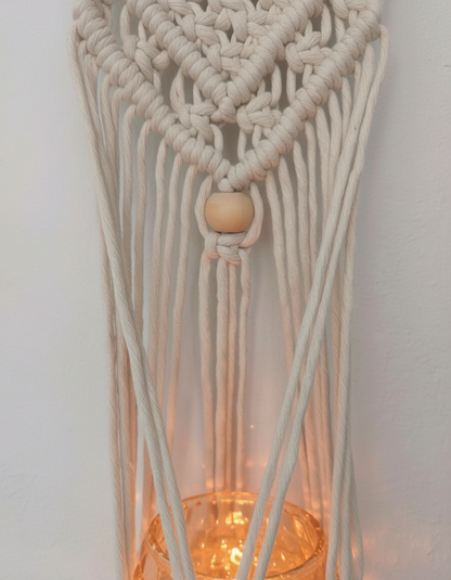 Taller Macramé en Barcelona: Porta Vela colgante  - 22 Mayo