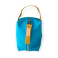 Neceser de tejido de neopreno color Azul con una práctica asa de algodón color natural que te permitirá colgar el neceser del pomo de la puerta o cualquier colgador. Están realizados mano en Barcelona y disponen de forro repelente al agua y bolsillo interior. El tirador de la cremallera se convierte en un llavero extraible.  Además puedes escoger personalizar tu neceser con 2 iniciales.