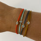 Pulsera macramé circonita